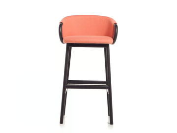 ZANT 06 - High stool with back by Very Wood