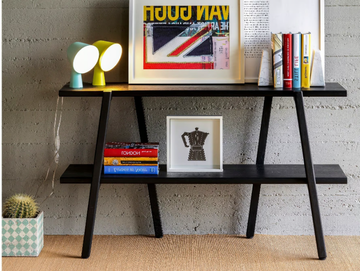 ETAN - Open freestanding wooden bookcase by Verzelloni