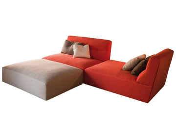 JOE - Sectional fabric sofa by Verzelloni