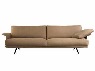 NILSON - 4 seater fabric sofa with removable cover by Verzelloni