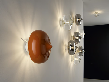 BICE - LED Murano glass wall lamp by Vesoi
