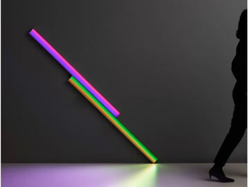 DF - Wall-mounted RGB linear lighting profile by Vesoi