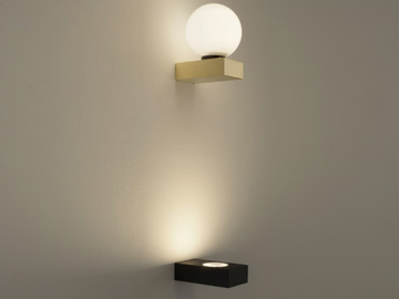 ICS - LED aluminium wall lamp by Vesoi