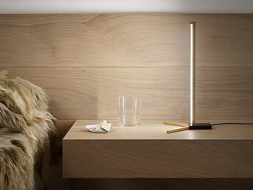 MINI.MAH - LED aluminium bedside lamp by Vesoi
