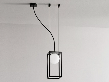 MULTIPLO - LED glass and steel pendant lamp by Vesoi