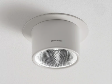 QUATTROZEROZERO - Recessed LED round aluminium spotlight by Vesoi