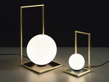 SOTTOMULTIPLO - LED steel table lamp by Vesoi