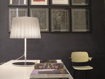 CLOTH LT - Blown glass table lamp by Vetreria Vistosi