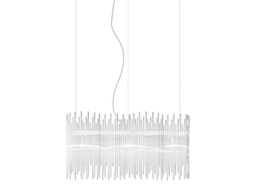 DIADEMA SP K3 - Glass chandelier by Vetreria Vistosi