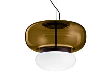 FARO SP P - LED glass pendant lamp by Vetreria Vistosi