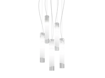 LIO SP 5 - Glass pendant lamp by Vetreria Vistosi