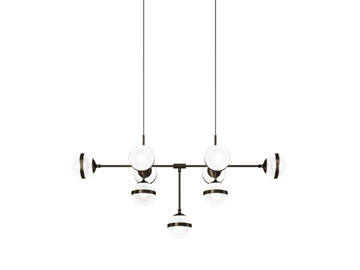 PEGGY SP 9 - Pendant lamp by Vetreria Vistosi