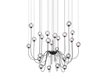 PUPPET SP 24P - Blown glass pendant lamp by Vetreria Vistosi