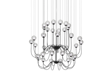 PUPPET SP 36P - Blown glass pendant lamp by Vetreria Vistosi