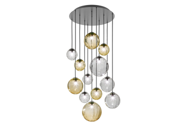 PUPPET SP R - Blown glass pendant lamp by Vetreria Vistosi