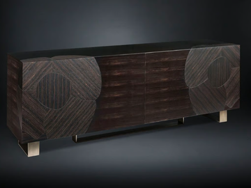 ANDY - Ebony sideboard with doors by VGnewtrend