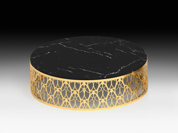 CABARET - Low round marble coffee table by VGnewtrend