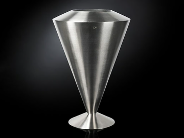 CLEPSYDRA - Steel vase by VGnewtrend