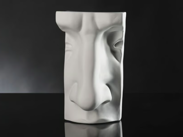 DAVID'S BIG NOSE - Ceramic sculpture by VGnewtrend