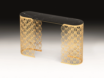 FITZGERALD - Oval marble console table by VGnewtrend