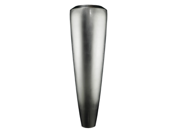 OBICE FOGLIA ARGENTO - Polyethylene vase by VGnewtrend