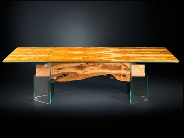 PORTOFINO - Rectangular wood and glass table by VGnewtrend