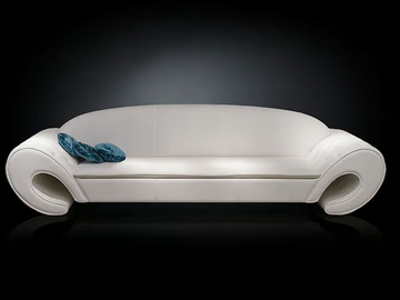 SILHOUETTE - Tufted leather sofa by VGnewtrend