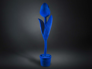 TULIP POT - Velvet sculpture by VGnewtrend
