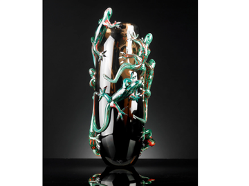 VASE 8 GECKOS BIG - Glass vase by VGnewtrend