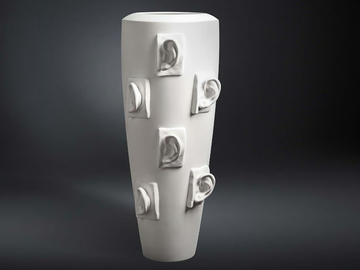 VASE OBICE DAVID BY MICHELANGELO EARS - Ceramic vase by VGnewtrend