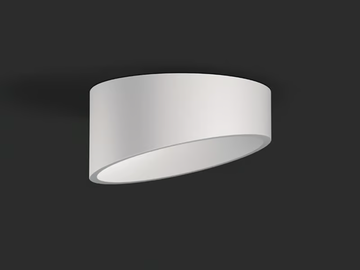 DOMO - Adjustable aluminium ceiling lamp by Vibia
