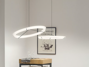 HALO JEWEL 2350 2351 - LED steel pendant lamp by Vibia