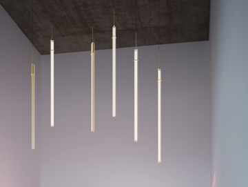 HALO JEWEL 2355 2356 - LED steel pendant lamp by Vibia