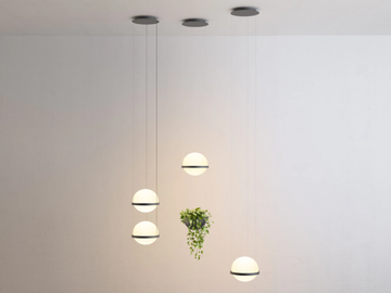 PALMA - LED blown glass pendant lamp by Vibia