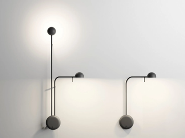PIN - LED adjustable wall lamp by Vibia