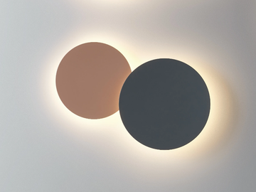 PUCK WALL ART DOUBLE - LED wall light by Vibia