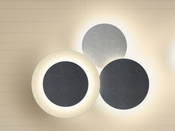 PUCK WALL ART TRIPLE - LED wall light by Vibia