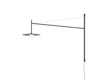 TEMPO 5756 / 5757 - LED adjustable glass and steel wall lamp by Vibia