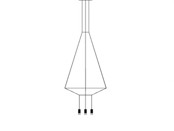 WIREFLOW 0305 / 0405 - LED aluminium pendant lamp by Vibia