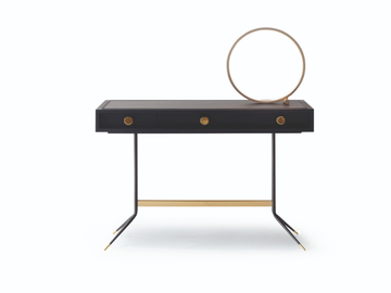 1500 SWING - Walnut secretary desk with drawers by Vibieffe