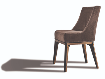 430 OPERA - Upholstered fabric or leather chair with removable cover by Vibieffe