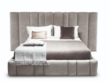 5050 ITALO - Fabric bed with upholstered headboard by Vibieffe