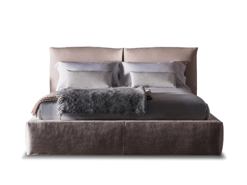 5500 SOAP - Fabric bed with high headboard by Vibieffe