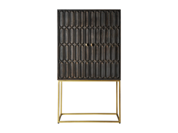 EMLY - Mango highboard with doors by Vical Home