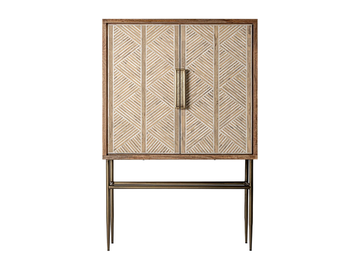 LAUGNA - Mango highboard with doors by Vical Home