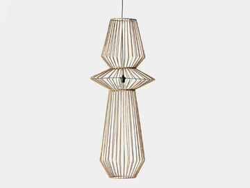 PLISSÉ RATTAN - Rattan pendant lamp by Vical Home