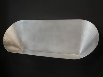 COQUILLAGE ALUMINIUM - Powder coated steel wall shelf by VIDAME EDITIONS