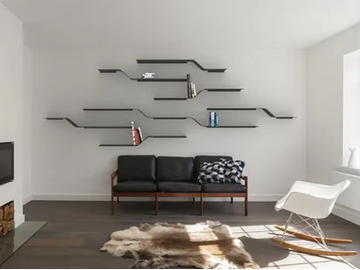 SET 15 - Powder coated steel wall shelf by VIDAME EDITIONS