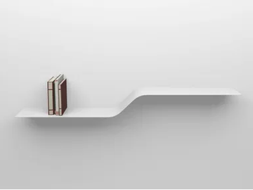 SHELF C - Powder coated steel wall shelf by VIDAME EDITIONS
