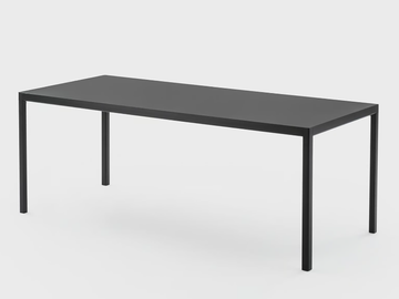 ERMES - Rectangular aluminium workstation desk by Viganò